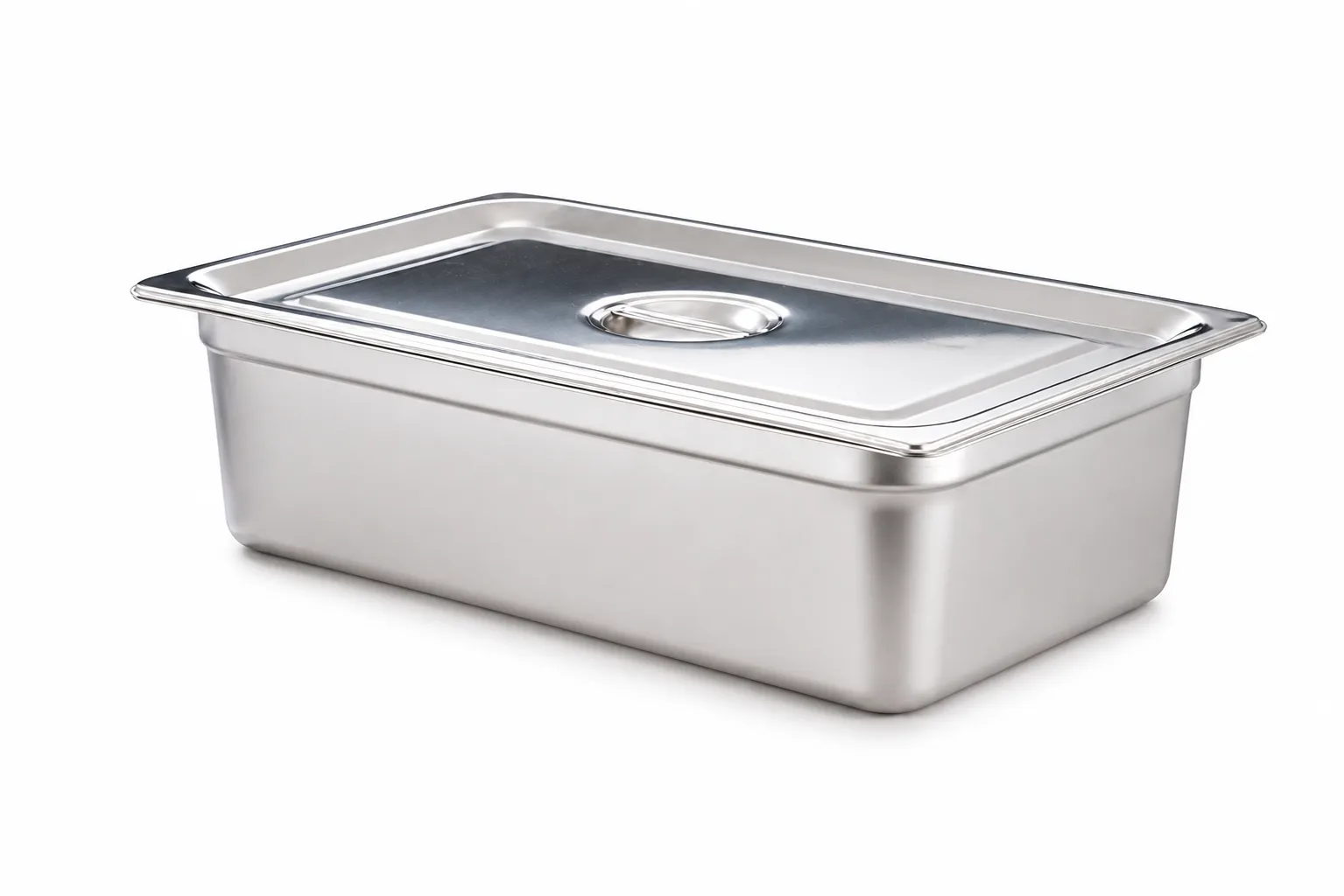 GN 1/1 by 150 mm solid Gastronorm pan with lid