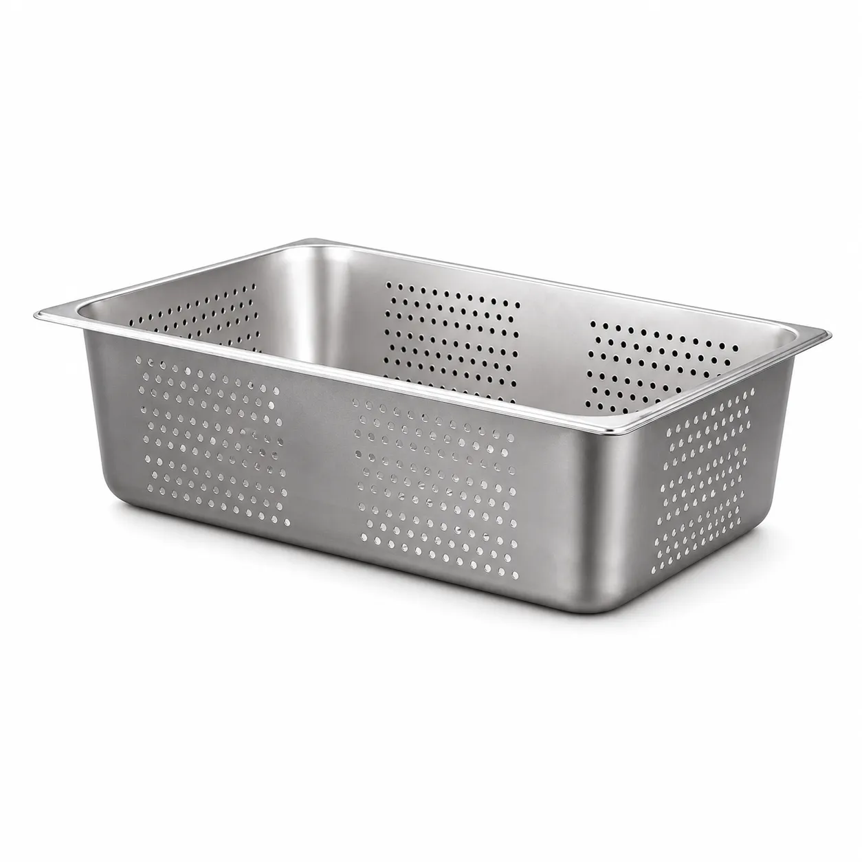 Full-size 150 mm perforated hotel pan without lid